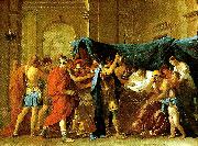 Nicolas Poussin la mort de germanicus USA oil painting artist